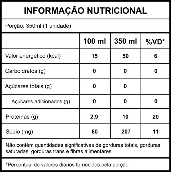 H2PRO Limão e Morango nobrand | Kit 12 unidades 350ml