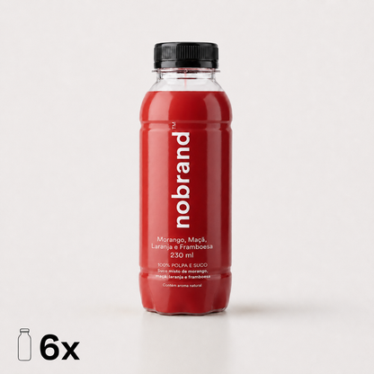 Suco de Frutas Vermelhas Nobrand | Pack 6 unidades