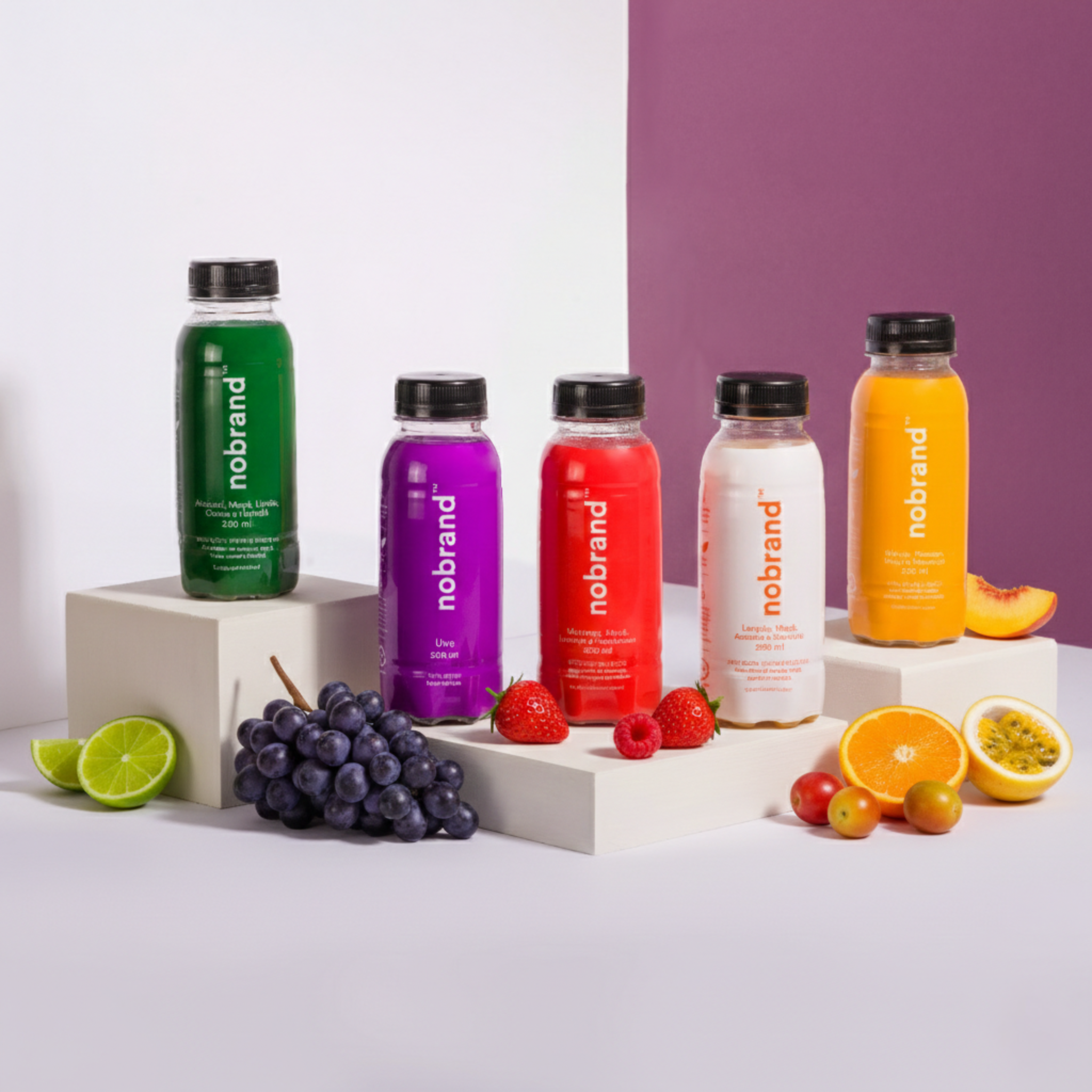 Kit Degustação Sucos nobrand | 5 unidades de 230ml