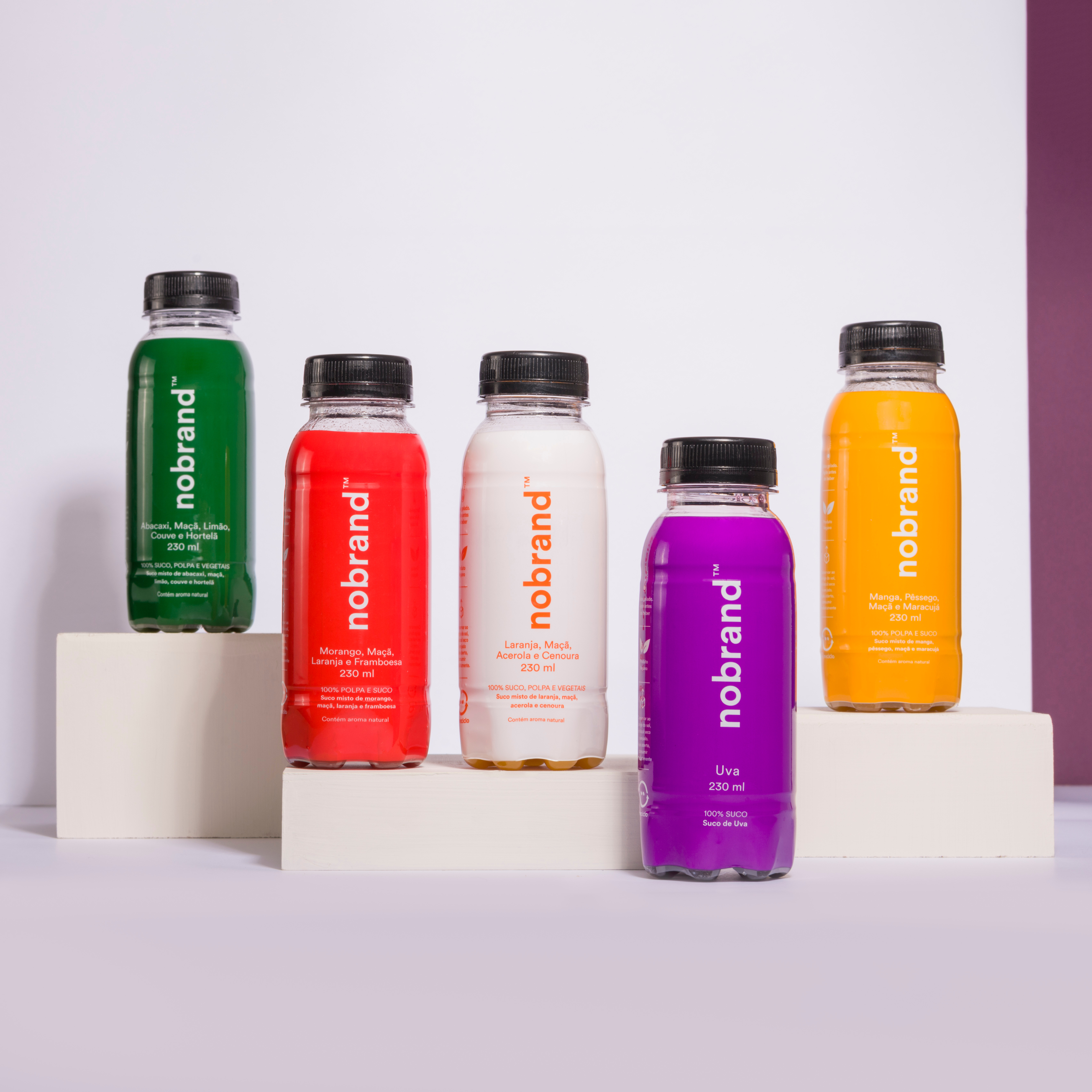 Kit Degustação Sucos nobrand | 5 unidades de 230ml