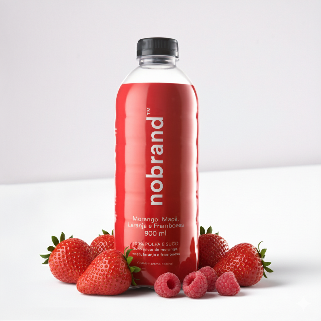 Suco de Frutas Vermelhas nobrand | Kit 6 unidades 900ml
