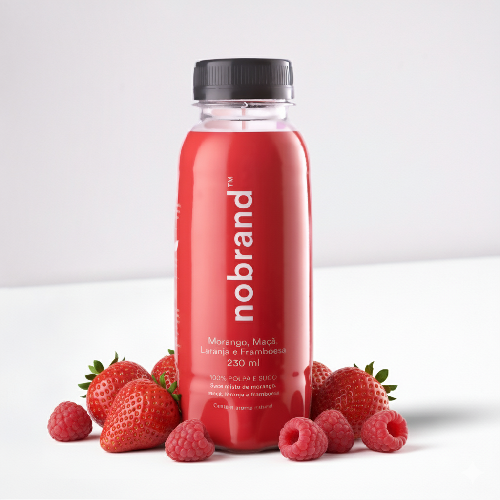 Suco Frutas Vermelhas nobrand | 100% Natural, Zero Açúcar Adicionado e Vegano
