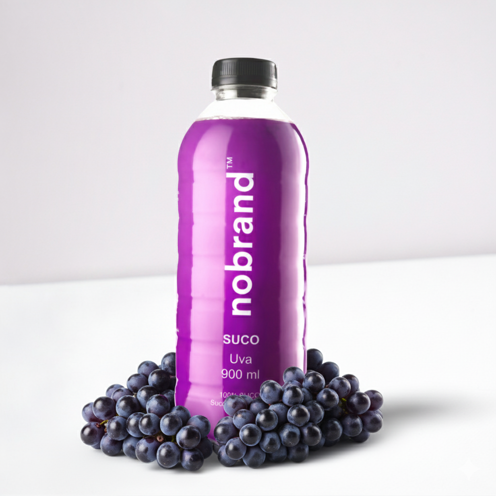 Suco de Uva nobrand | 100% Natural, Zero Açúcar Adicionado e Vegano