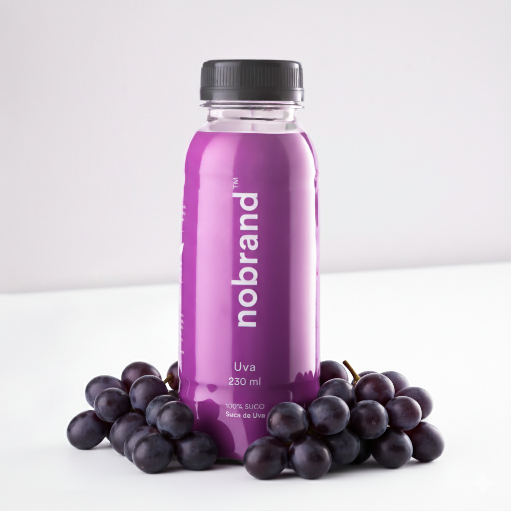Suco de Uva nobrand | 100% Natural, Zero Açúcar Adicionado e Vegano
