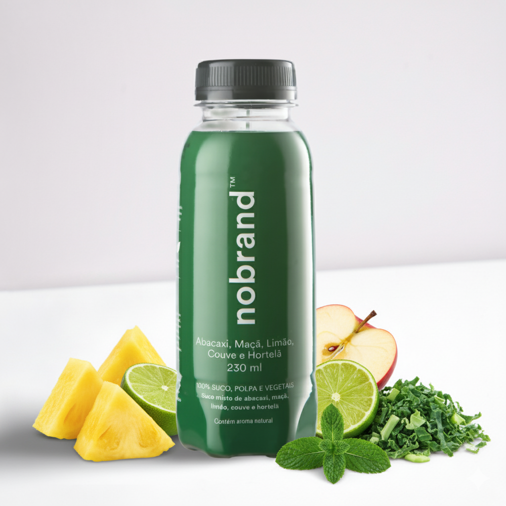 Suco Verde nobrand | 100% Natural, Zero Açúcar Adicionado e Vegano