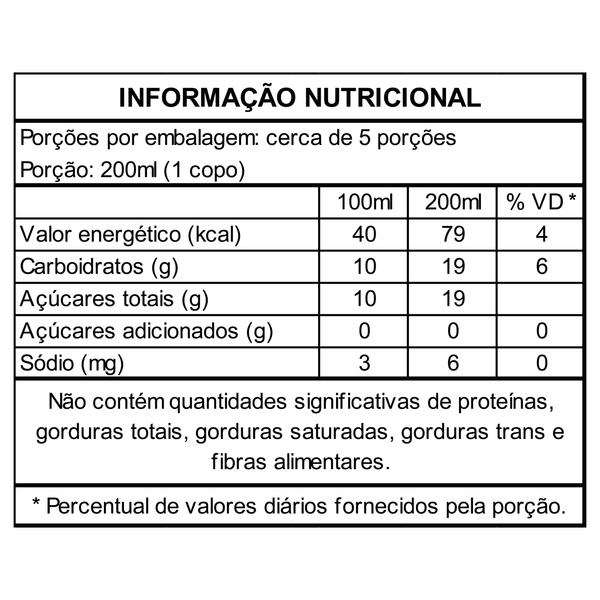 Tamanho Família Suco Laranja, Acerola e Cenoura 900 ml