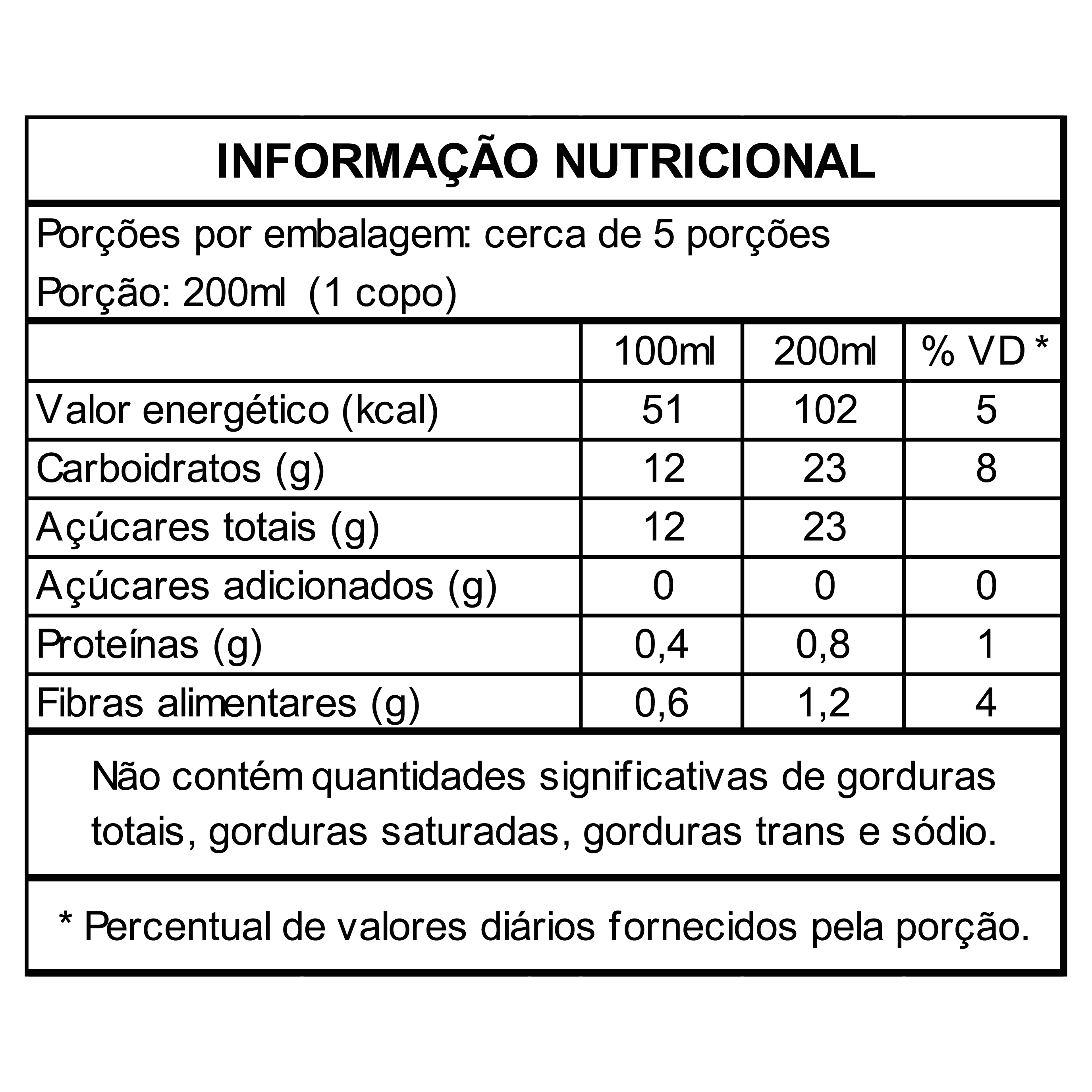 Suco de Frutas Amarelas nobrand | Kit 6 unidades 900ml