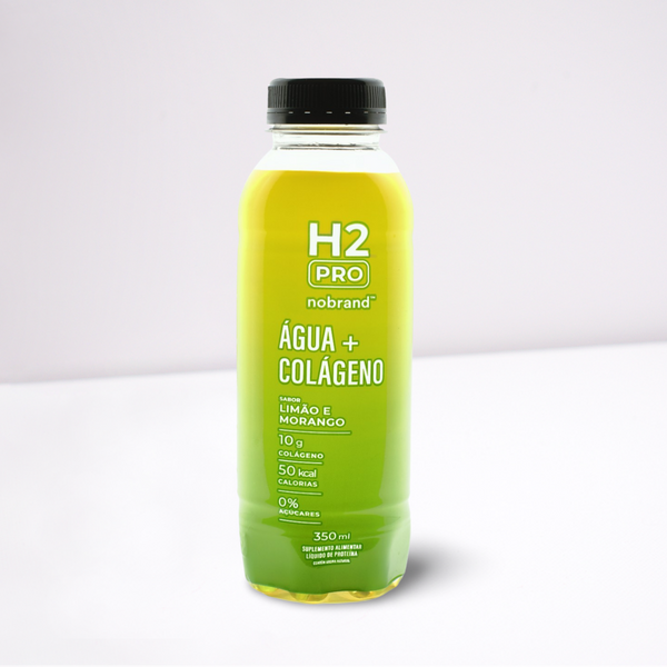 H2PRO Limão e Morango nobrand | Kit 12 unidades 350ml