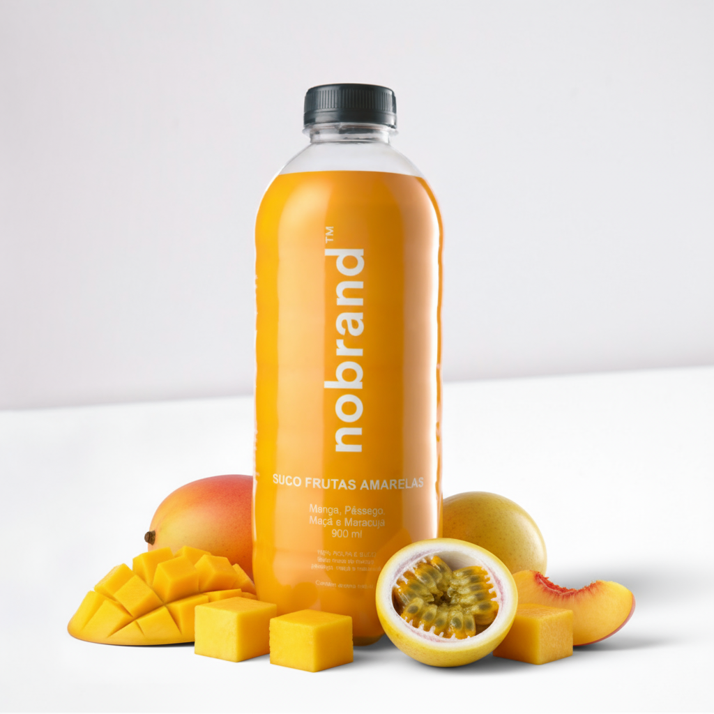 Suco de Frutas Amarelas nobrand | Kit 6 unidades 900ml