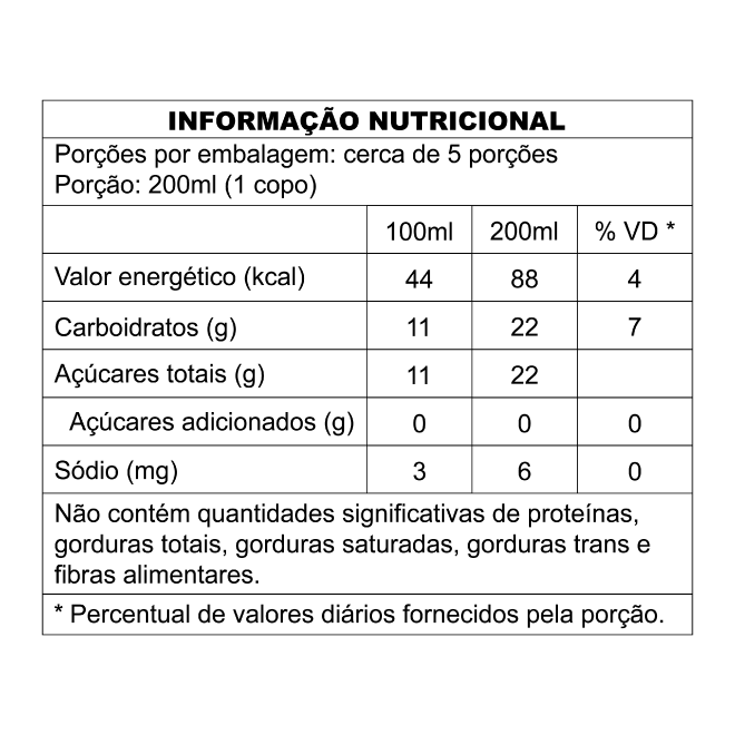 Suco Verde nobrand | Kit 6 unidades 900ml